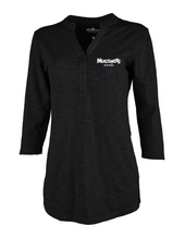 Load image into Gallery viewer, Women's Freetown Henley - Black