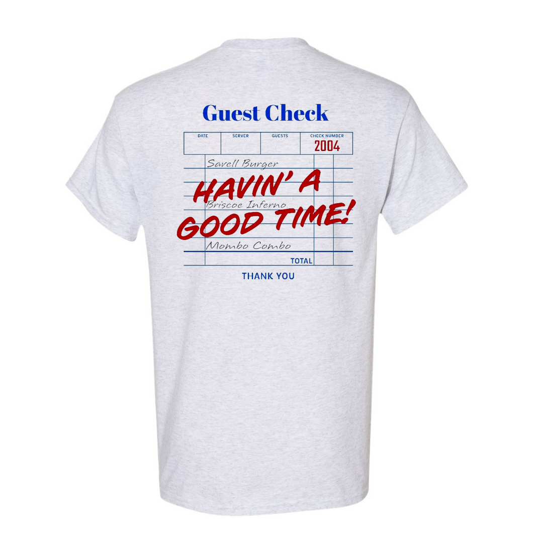 Guest Check Tee - Ash