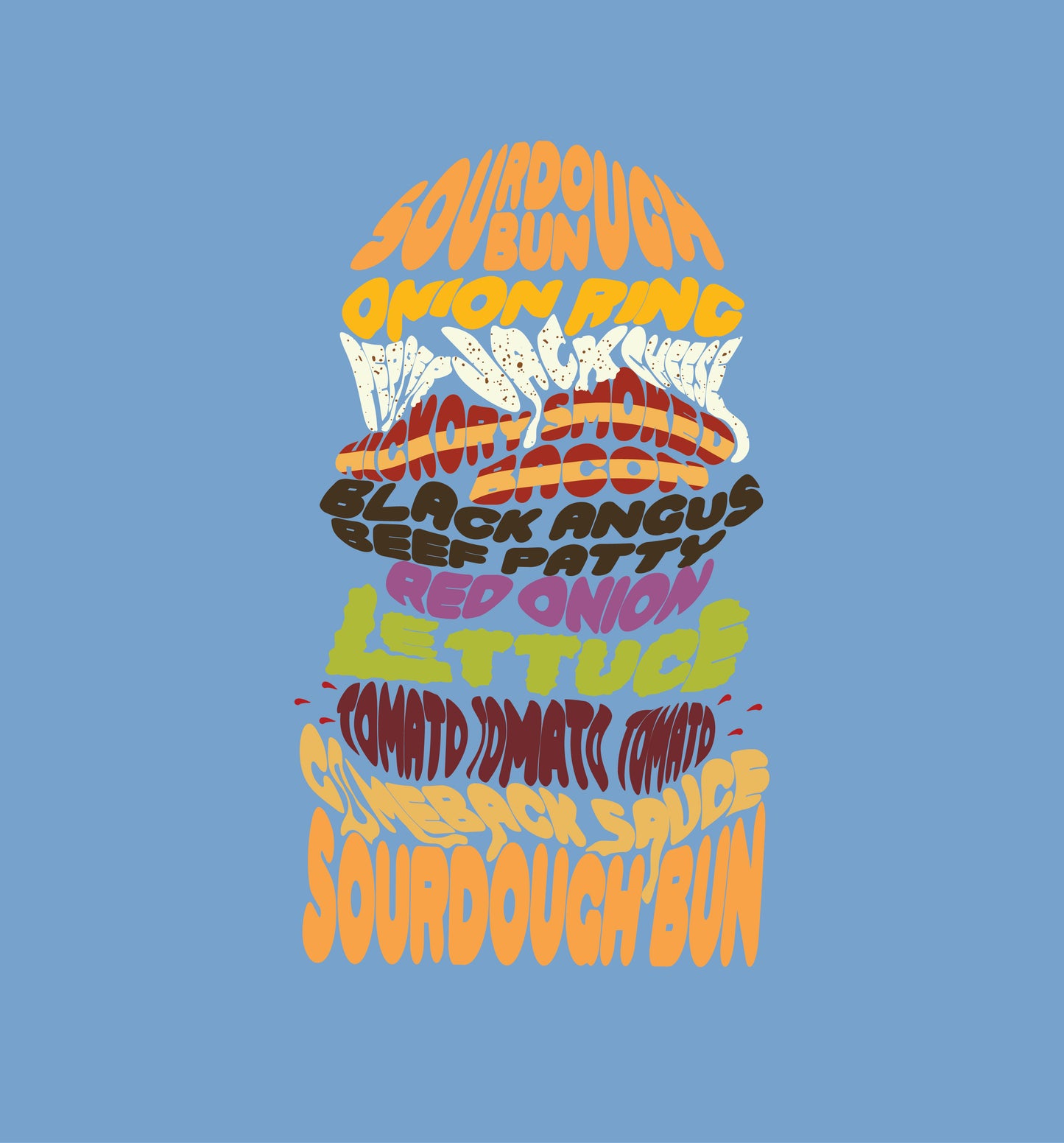 Burger Ingredients Tee
