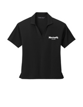 Load image into Gallery viewer, Mercer+Mettle® Women’s Stretch Jersey Polo - Deep Black
