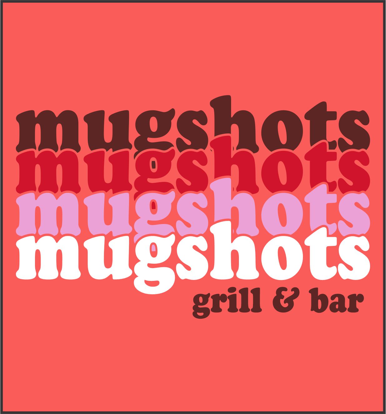 Red Mugshots Repeat Tee