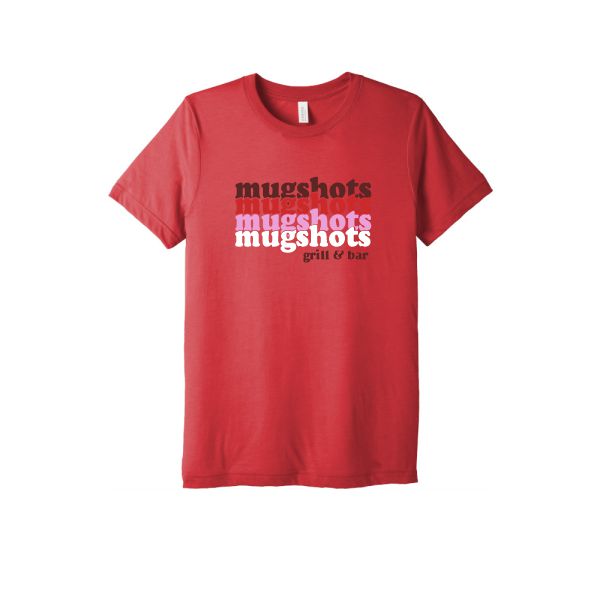 Red Mugshots Repeat Tee