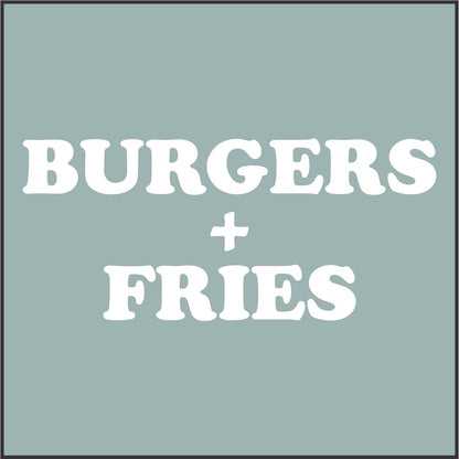 Burger & Fries Tee
