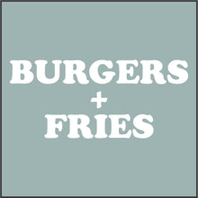 Load image into Gallery viewer, Burger &amp; Fries Tee
