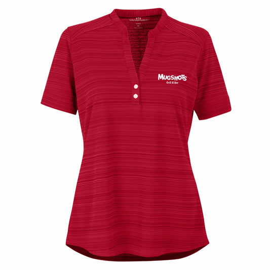 EMPLOYEE Women's Strata Textured Henley Polo